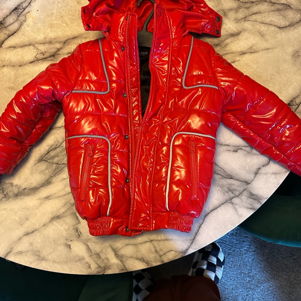 Milano Red Jacket with Black Straps